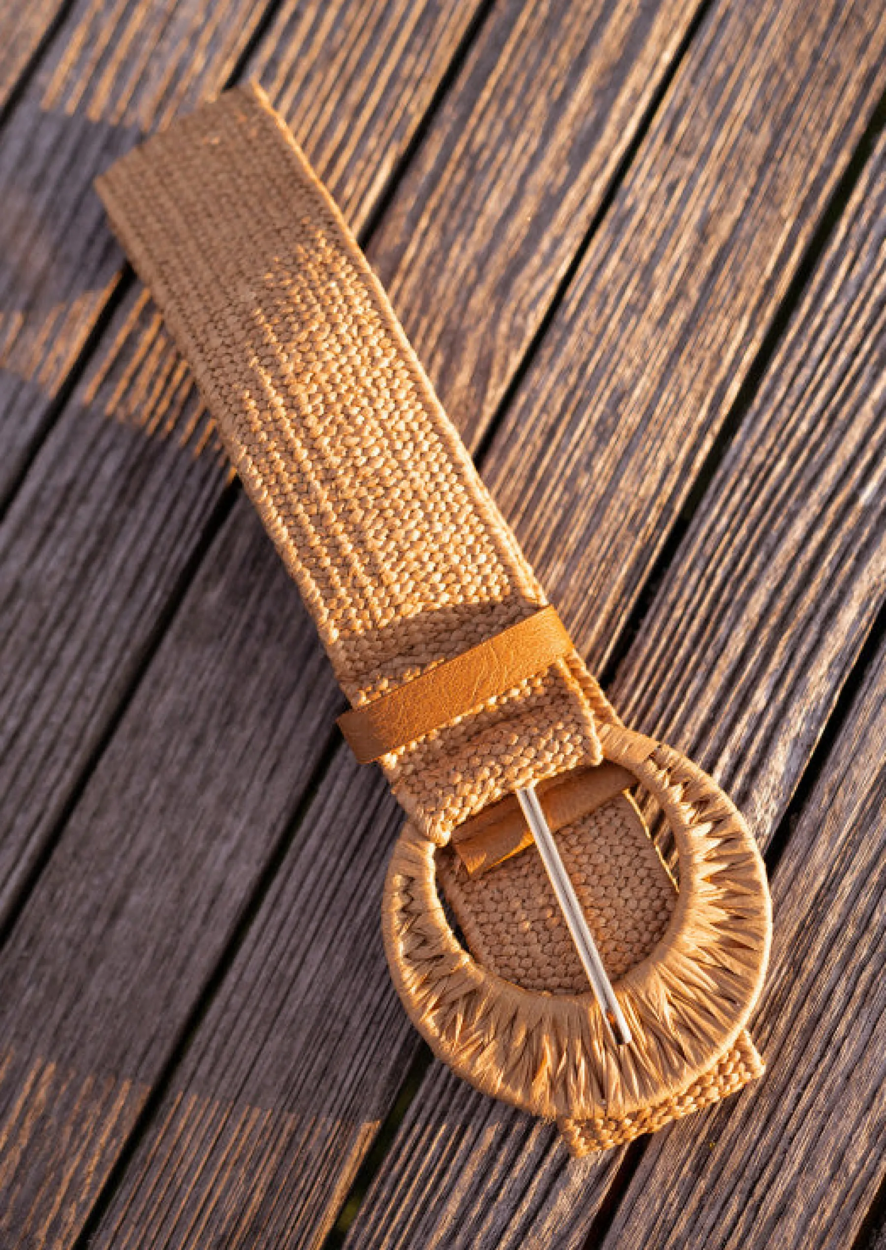 Ceintures-EASY-CLOTHES Ceinture Bingo - Couleur Beige - Accessoires Easy Clothes Beige