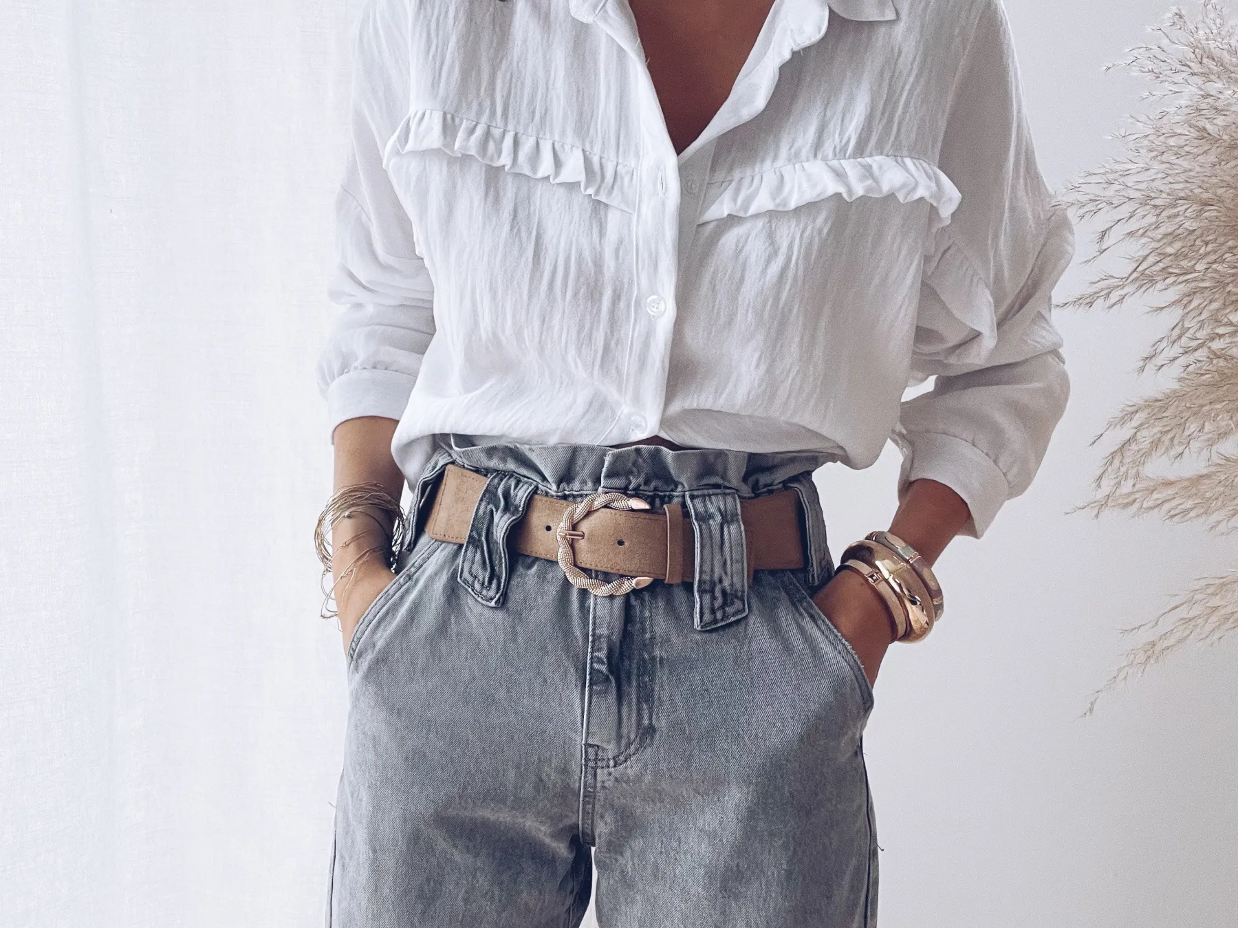 Ceintures-EASY-CLOTHES Ceinture Binti - taupeEasy Clothes Taupe