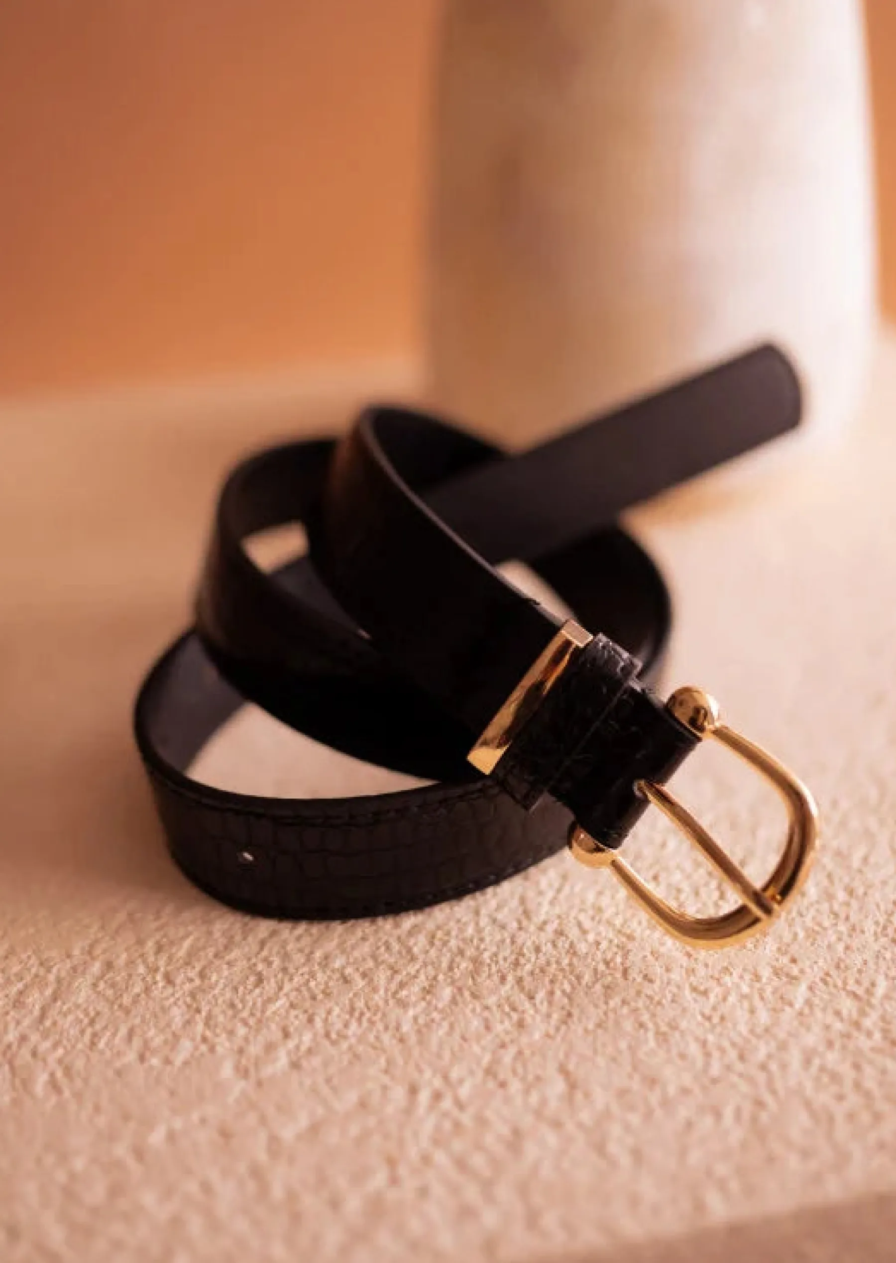 Ceintures-EASY-CLOTHES Ceinture Dota - Noire - Accessoires Easy Clothes Noire