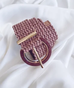 Ceintures-EASY-CLOTHES Ceinture Enou - roseEasy Clothes Rose       