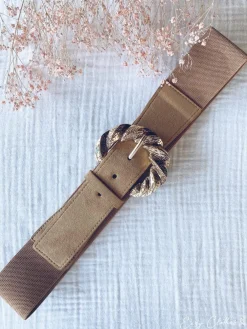 Ceintures-EASY-CLOTHES Ceinture Petra - taupeEasy Clothes Taupe       