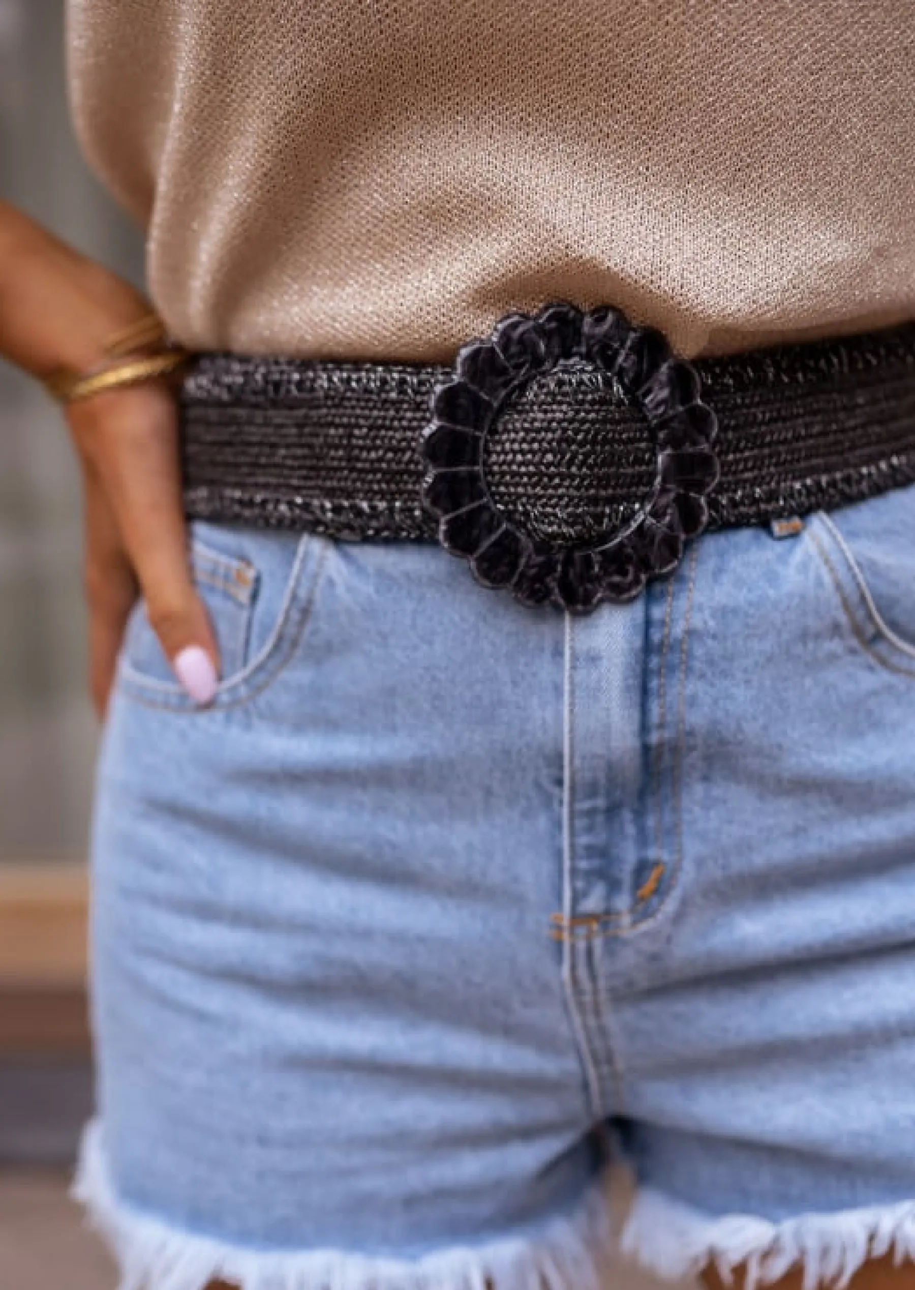 Ceintures-EASY-CLOTHES Ceinture Yaya Noire - Accessoires Easy Clothes Noire