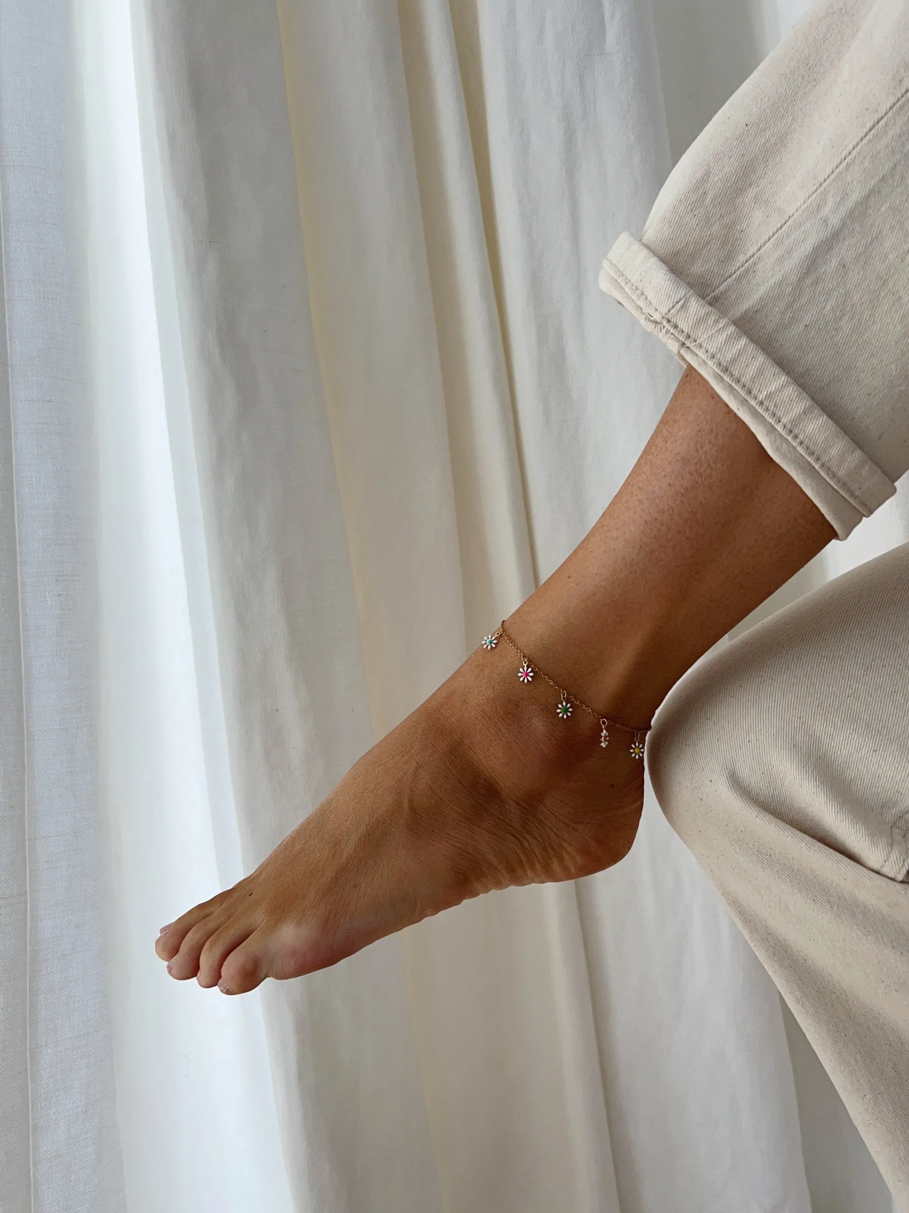 Bracelets-EASY-CLOTHES Chaine de cheville Carlita - doréeEasy Clothes Dorée