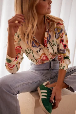 Chemisiers & Blouses-EASY-CLOTHES Chemise - Lou - A motifsEasy Clothes À motifs