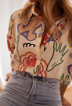 Chemisiers & Blouses-EASY-CLOTHES Chemise - Lou - A motifsEasy Clothes À motifs