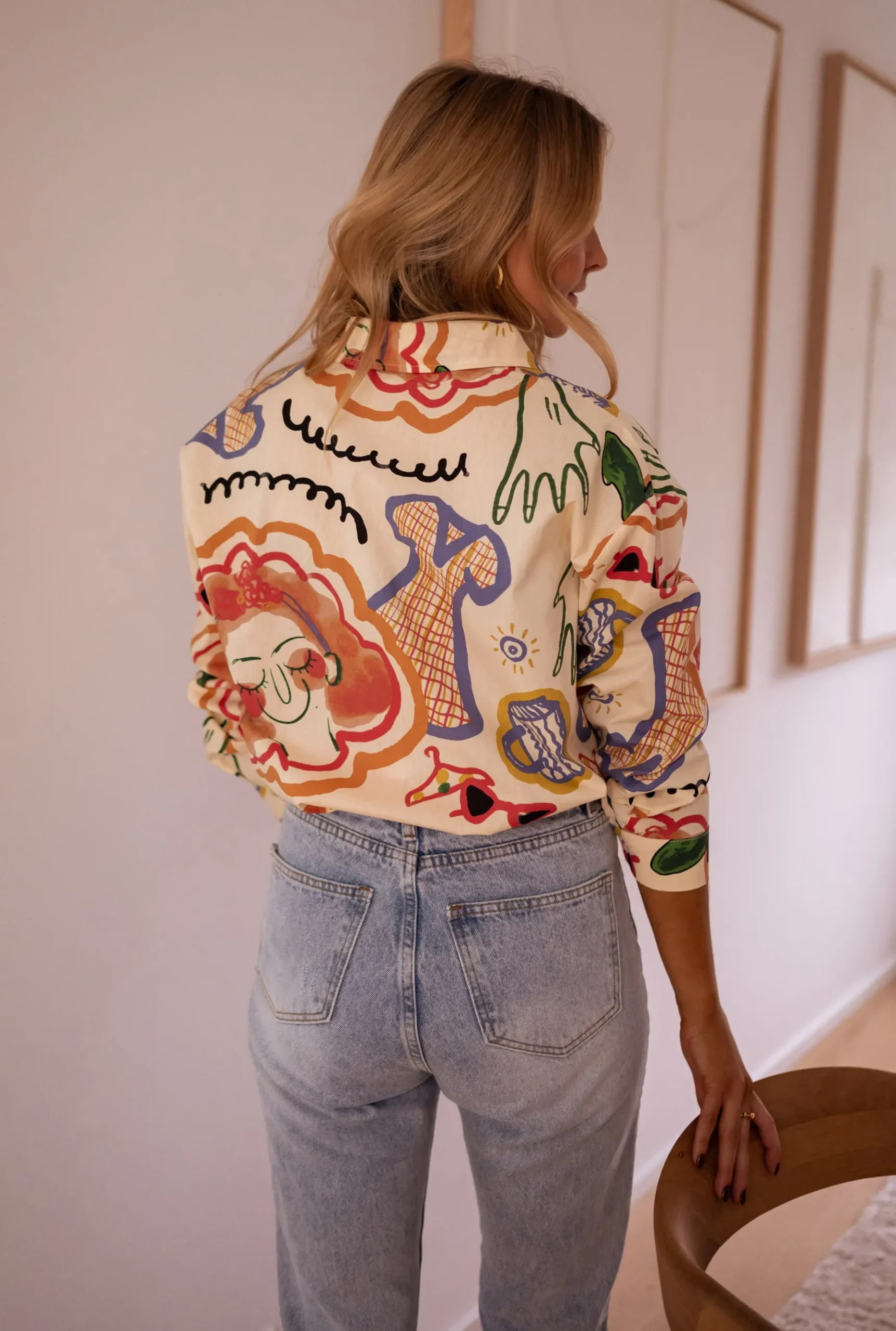 Chemisiers & Blouses-EASY-CLOTHES Chemise - Lou - A motifsEasy Clothes À motifs