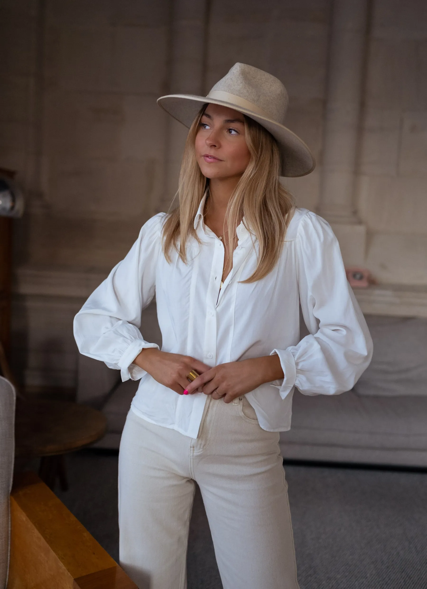 Chemisiers & Blouses-EASY-CLOTHES Chemise Apolline - blancheEasy Clothes Blanche