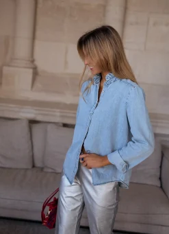 Chemisiers & Blouses-EASY-CLOTHES Chemise Candice - en jeansEasy Clothes En jeans       