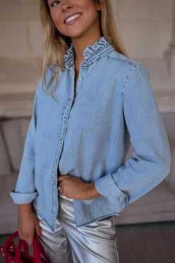 Chemisiers & Blouses-EASY-CLOTHES Chemise Candice - en jeansEasy Clothes En jeans       