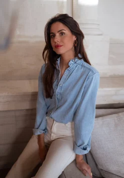 Chemisiers & Blouses-EASY-CLOTHES Chemise Candice - en jeansEasy Clothes En jeans       