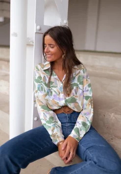 Chemisiers & Blouses-EASY-CLOTHES Chemise Charlotte - à motifsEasy Clothes À motifs       