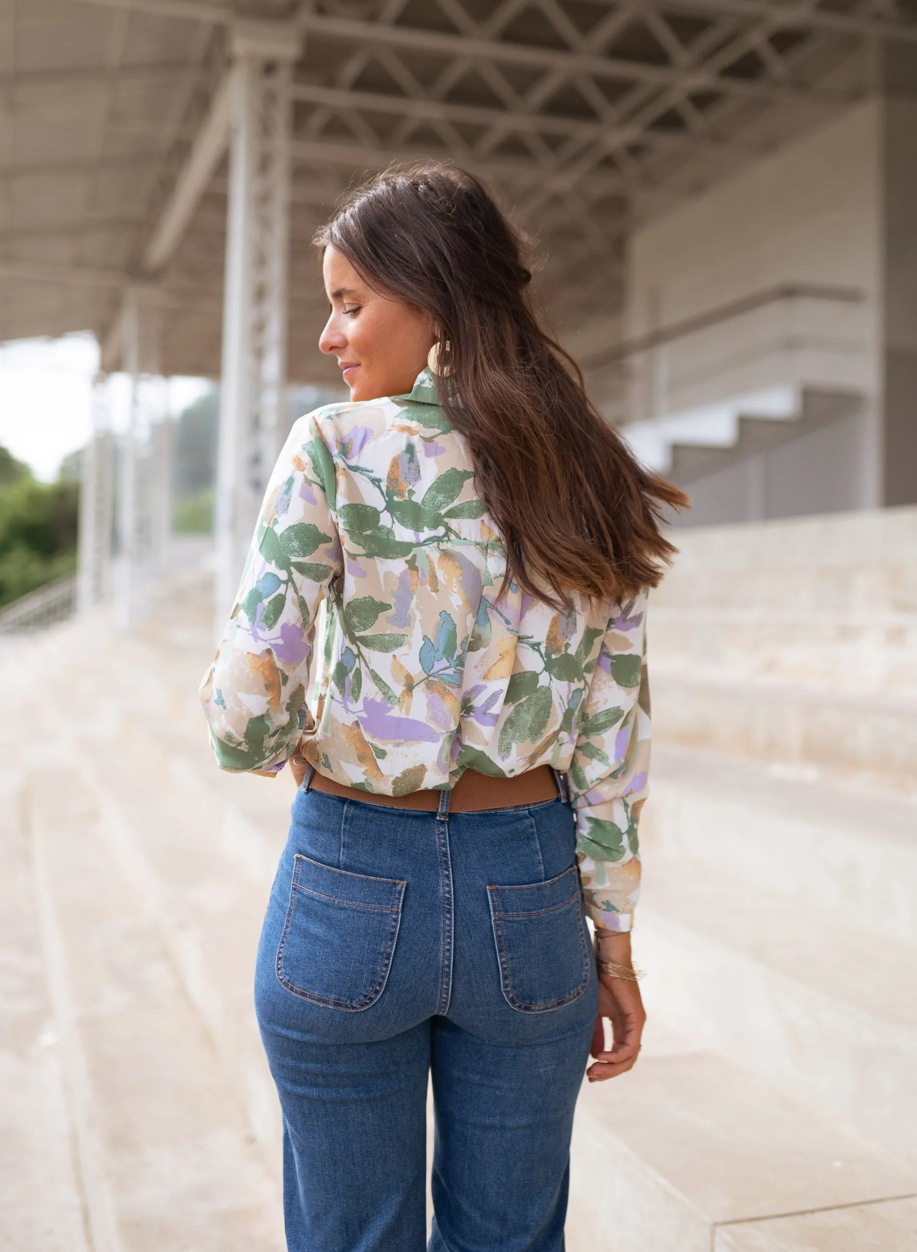 Chemisiers & Blouses-EASY-CLOTHES Chemise Charlotte - à motifsEasy Clothes À motifs
