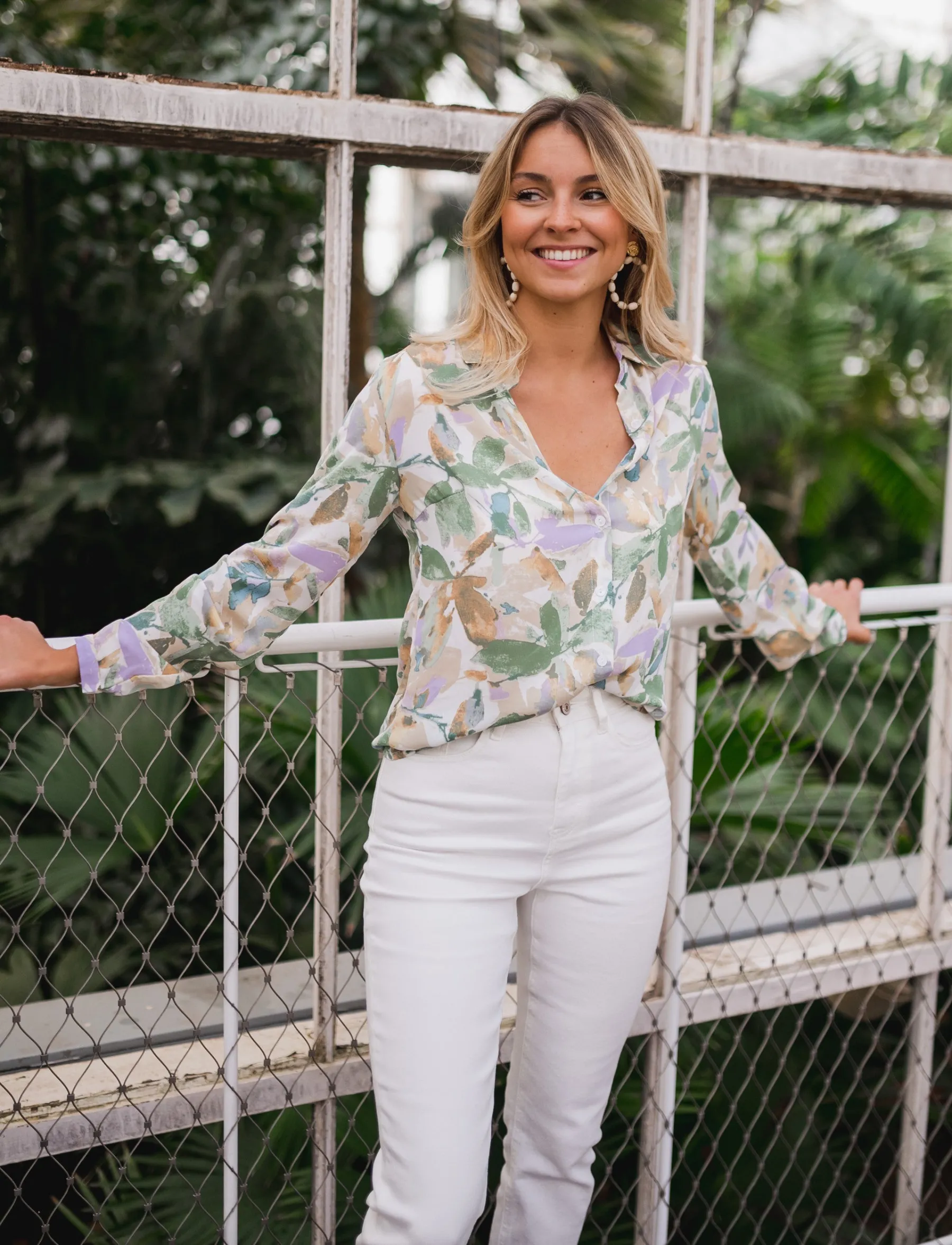 Chemisiers & Blouses-EASY-CLOTHES Chemise Charlotte - à motifsEasy Clothes À motifs