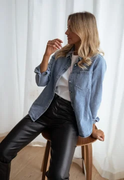 Chemisiers & Blouses-EASY-CLOTHES Chemise Célia - en jeansEasy Clothes En jeans       