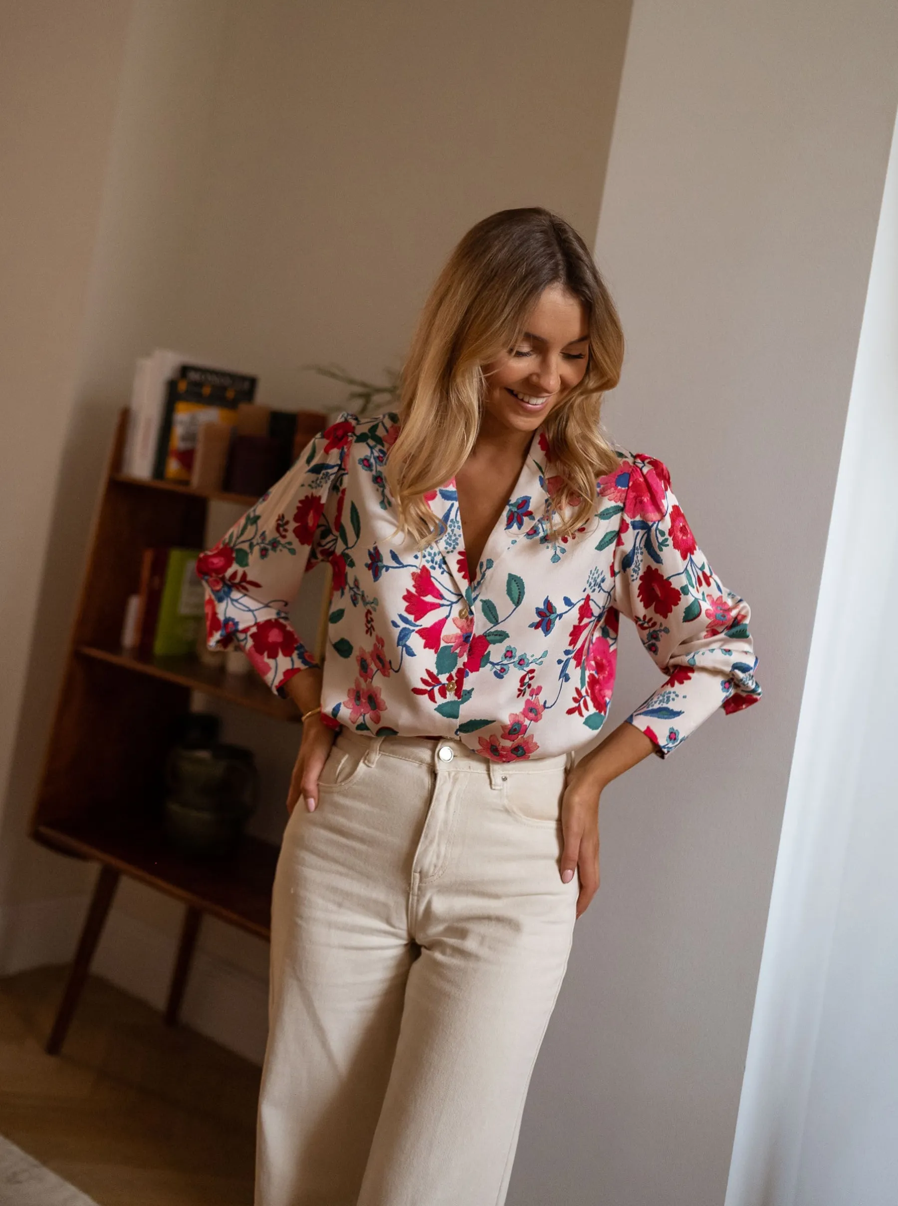 Chemisiers & Blouses-EASY-CLOTHES Chemise Cuba - à fleursEasy Clothes À fleurs