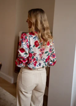 Chemisiers & Blouses-EASY-CLOTHES Chemise Cuba - à fleursEasy Clothes À fleurs       
