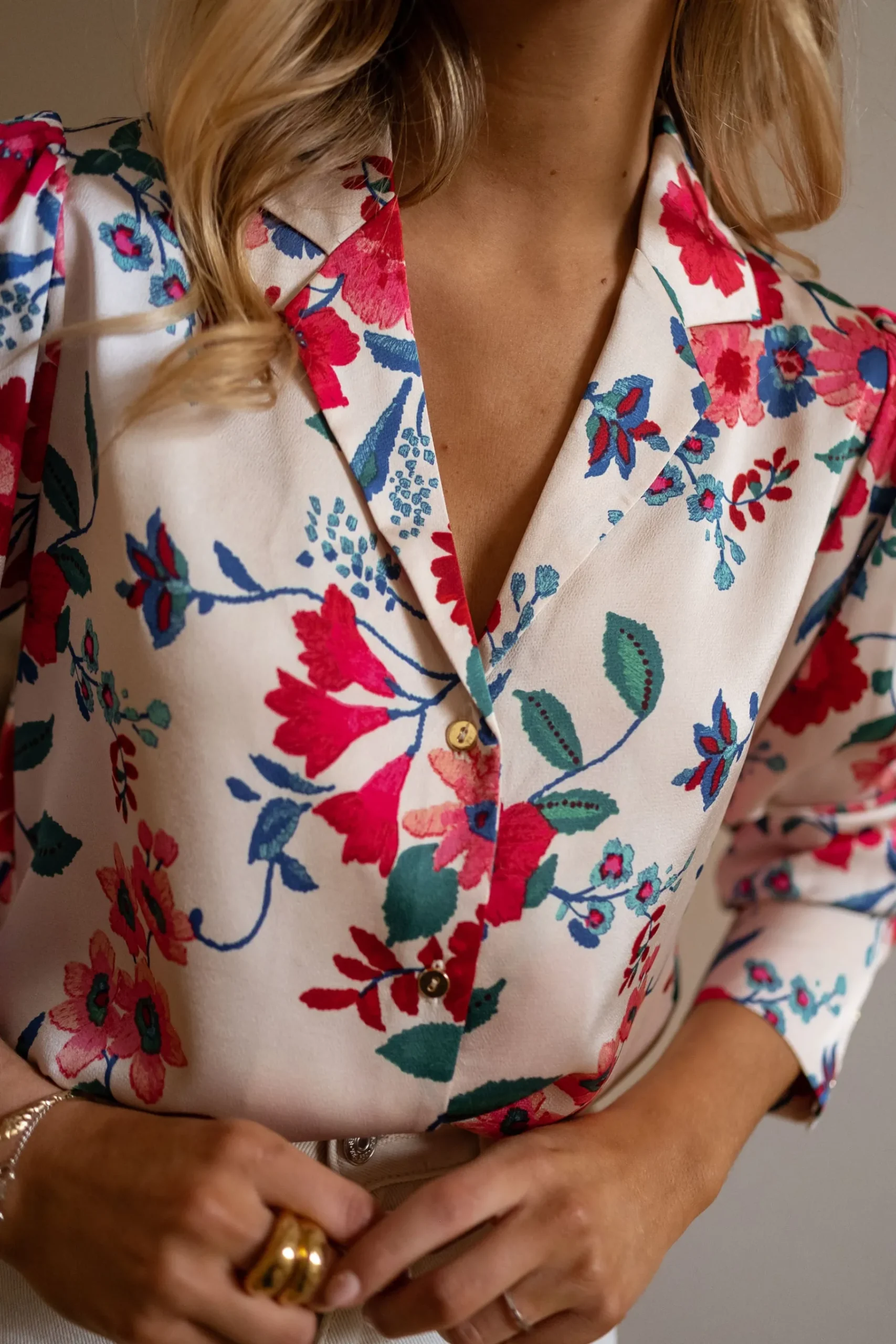 Chemisiers & Blouses-EASY-CLOTHES Chemise Cuba - à fleursEasy Clothes À fleurs