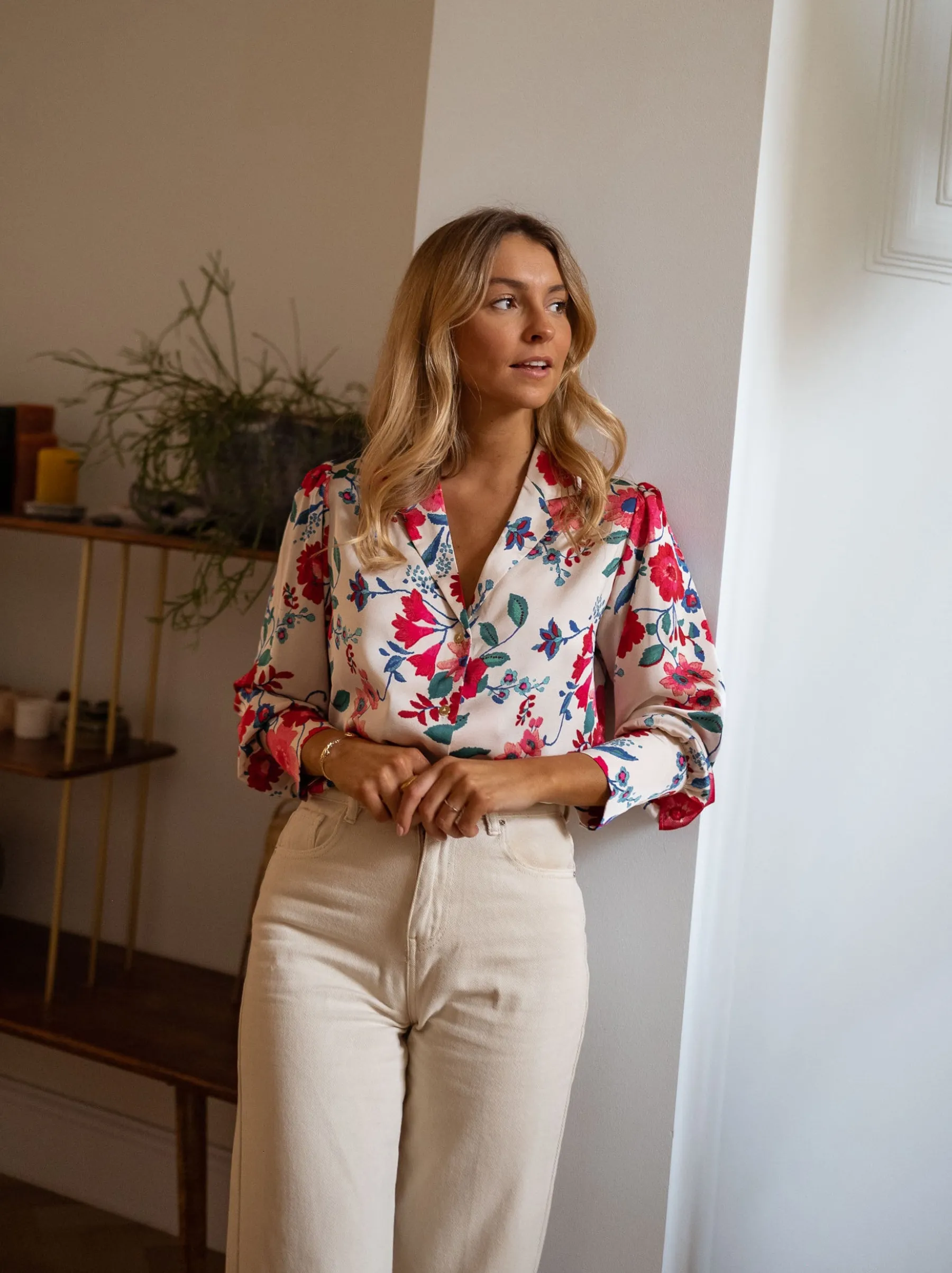 Chemisiers & Blouses-EASY-CLOTHES Chemise Cuba - à fleursEasy Clothes À fleurs