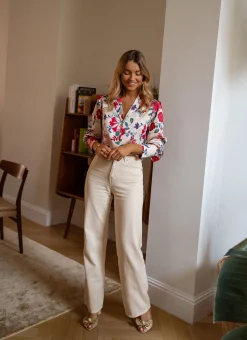Chemisiers & Blouses-EASY-CLOTHES Chemise Cuba - à fleursEasy Clothes À fleurs