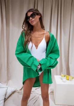 Chemisiers & Blouses-EASY-CLOTHES Chemise Dagma - verteEasy Clothes Verte