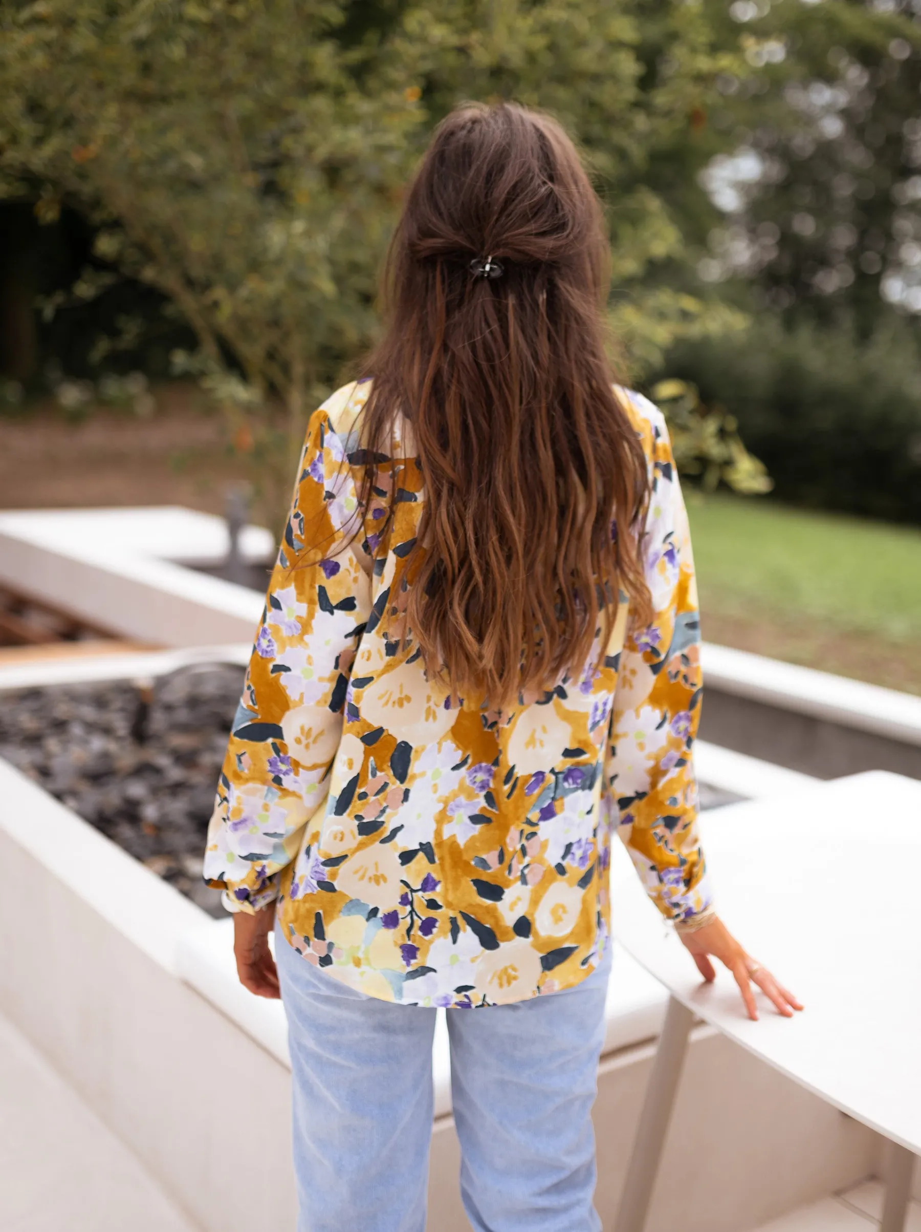 Chemisiers & Blouses-EASY-CLOTHES Chemise Evana - à motifsEasy Clothes À motifs