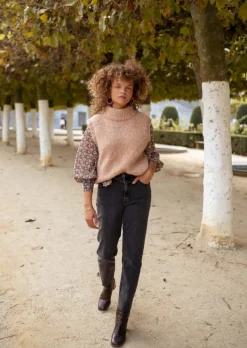 Chemisiers & Blouses-EASY-CLOTHES Chemise Indie - Manches Looses - Avec MotifsEasy Clothes