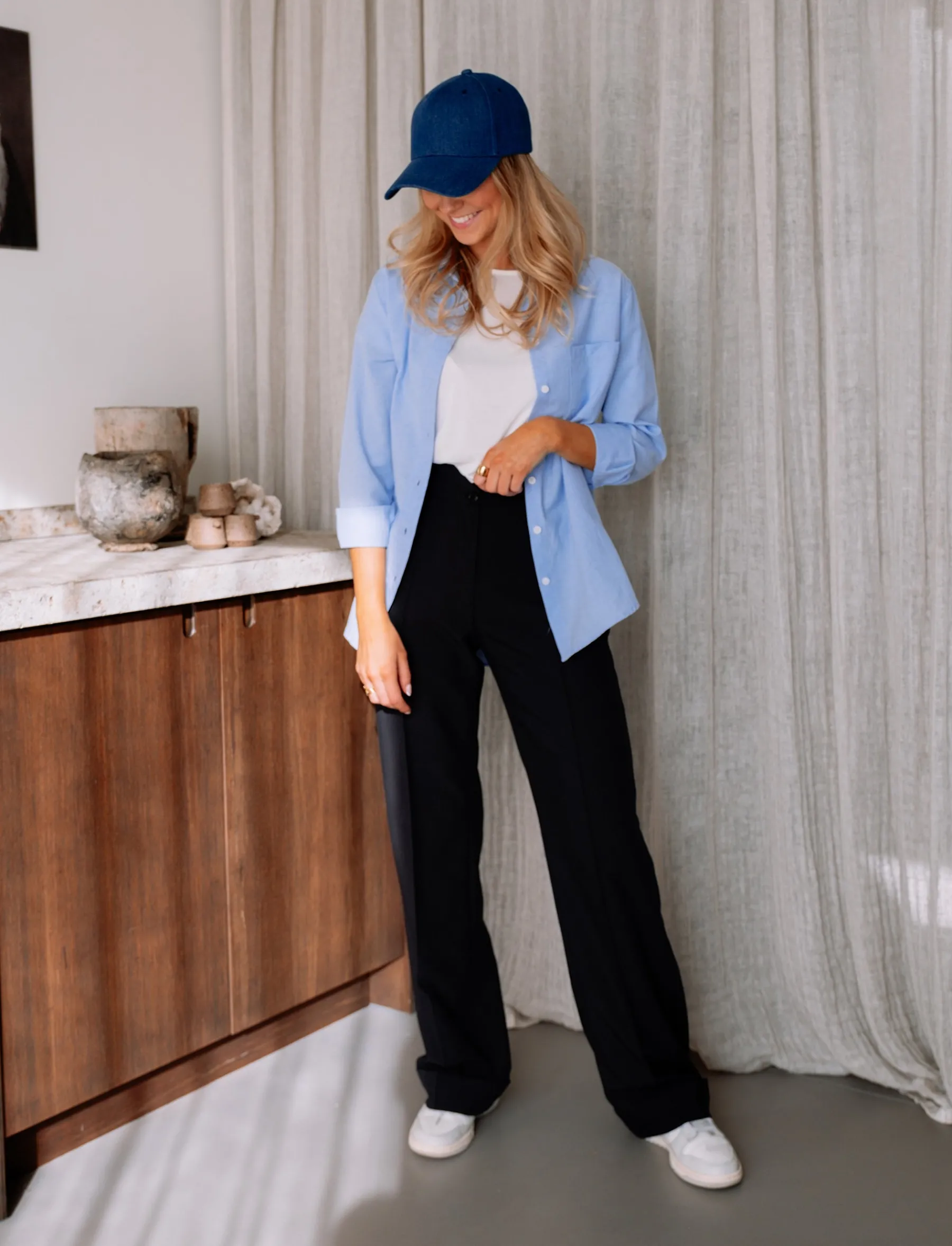 Chemisiers & Blouses-EASY-CLOTHES Chemise Kloé - bleueEasy Clothes Bleue