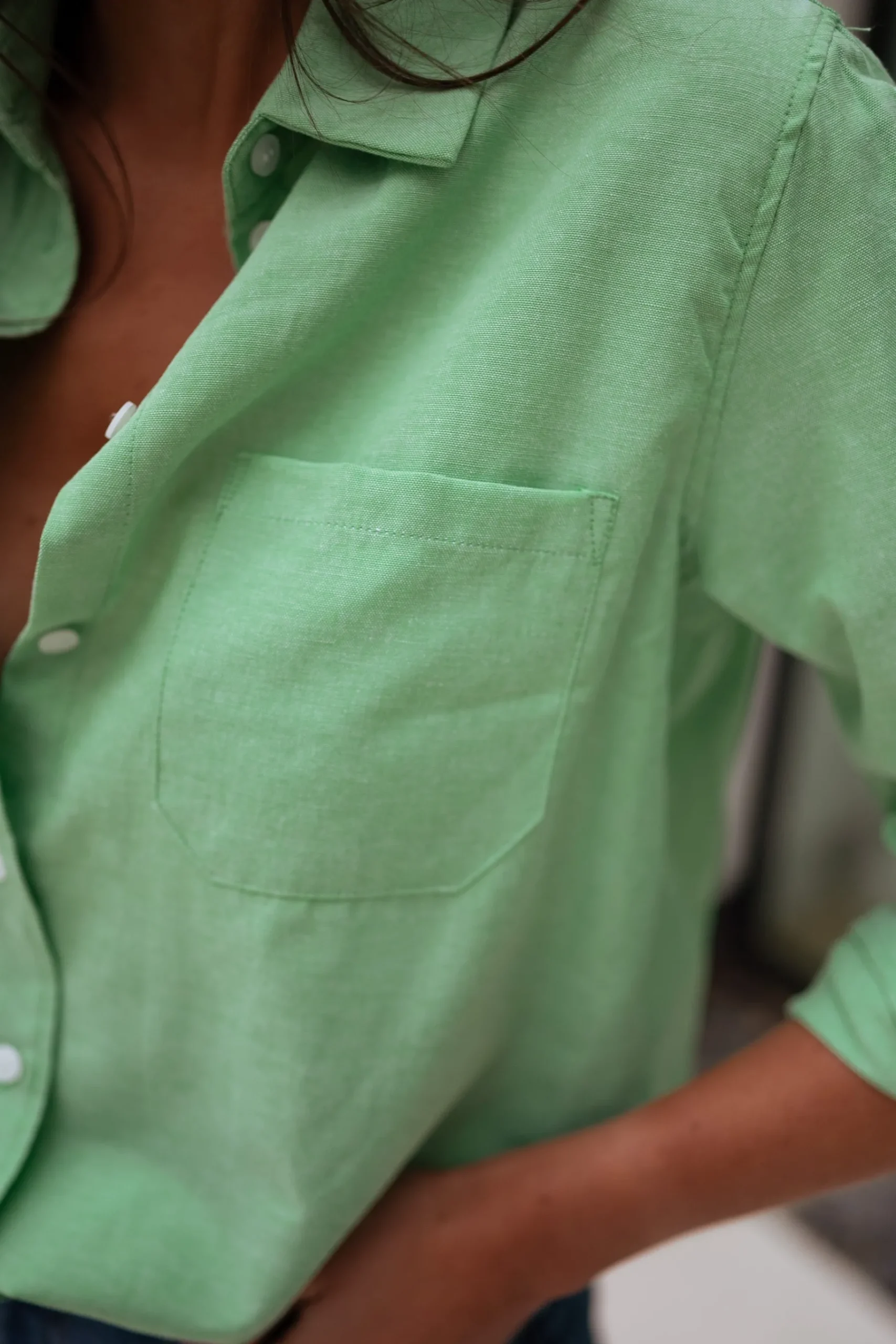 Chemisiers & Blouses-EASY-CLOTHES Chemise Kloé - verteEasy Clothes Verte