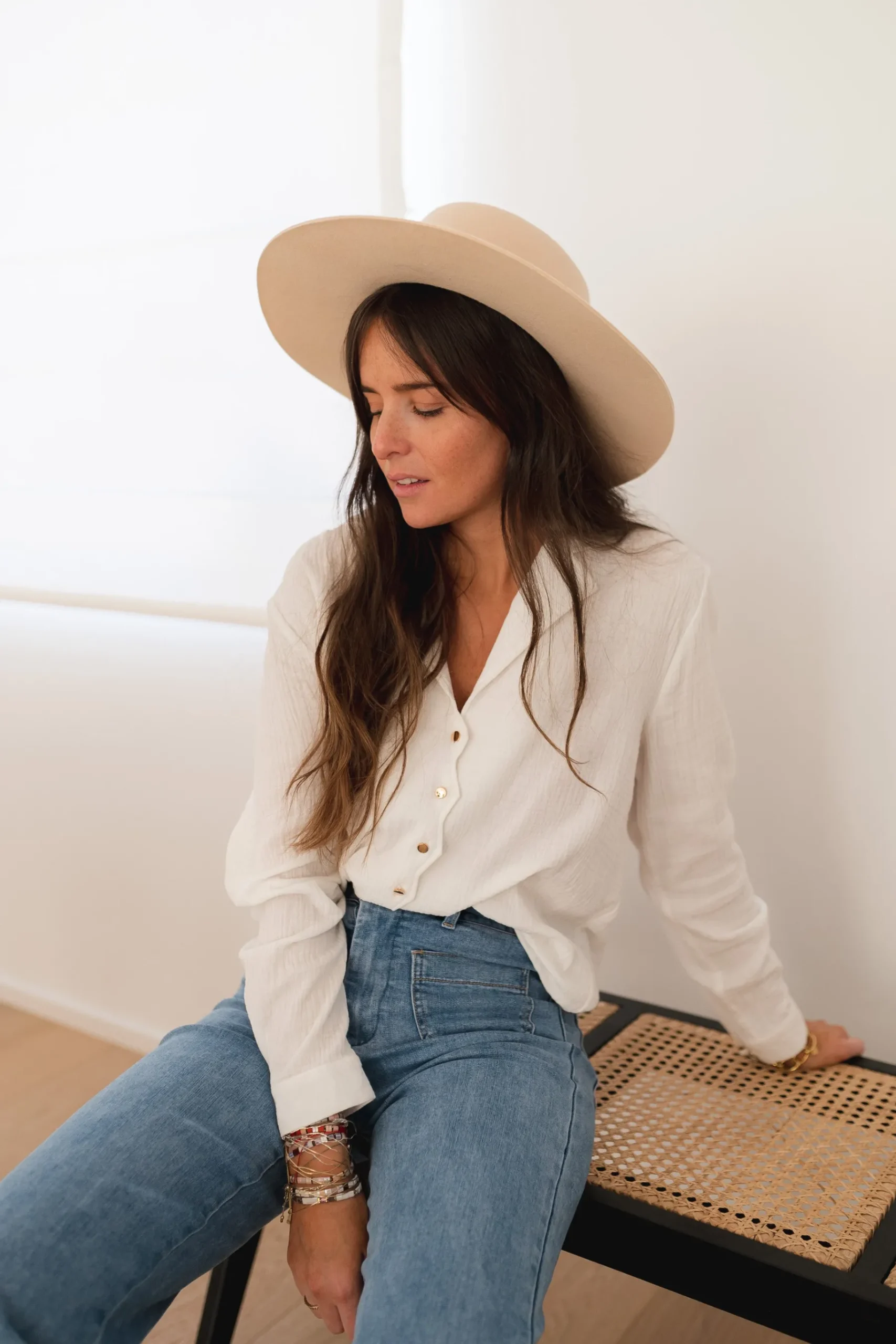 Chemisiers & Blouses-EASY-CLOTHES Chemise Lutece - blancheEasy Clothes Blanche