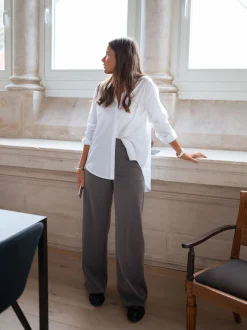 Chemisiers & Blouses-EASY-CLOTHES Chemise Nahela - blancheEasy Clothes Blanche       