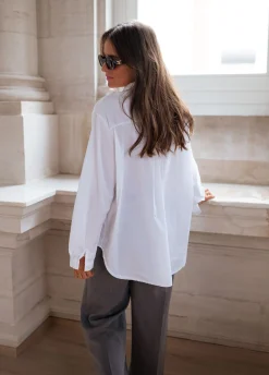 Chemisiers & Blouses-EASY-CLOTHES Chemise Nahela - blancheEasy Clothes Blanche       
