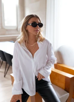 Chemisiers & Blouses-EASY-CLOTHES Chemise Nahela - blancheEasy Clothes Blanche