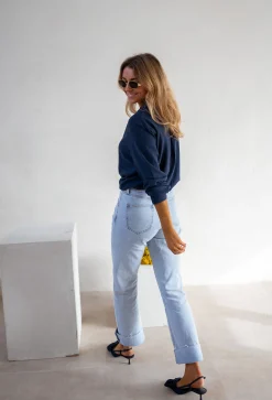 Chemisiers & Blouses-EASY-CLOTHES Chemise Sinou - Bleue - FluideEasy Clothes Bleue       