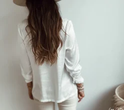 Chemisiers & Blouses-EASY-CLOTHES Chemise Youna - écrueEasy Clothes Écrue       