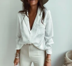 Chemisiers & Blouses-EASY-CLOTHES Chemise Youna - écrueEasy Clothes Écrue