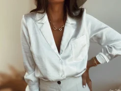 Chemisiers & Blouses-EASY-CLOTHES Chemise Youna - écrueEasy Clothes Écrue