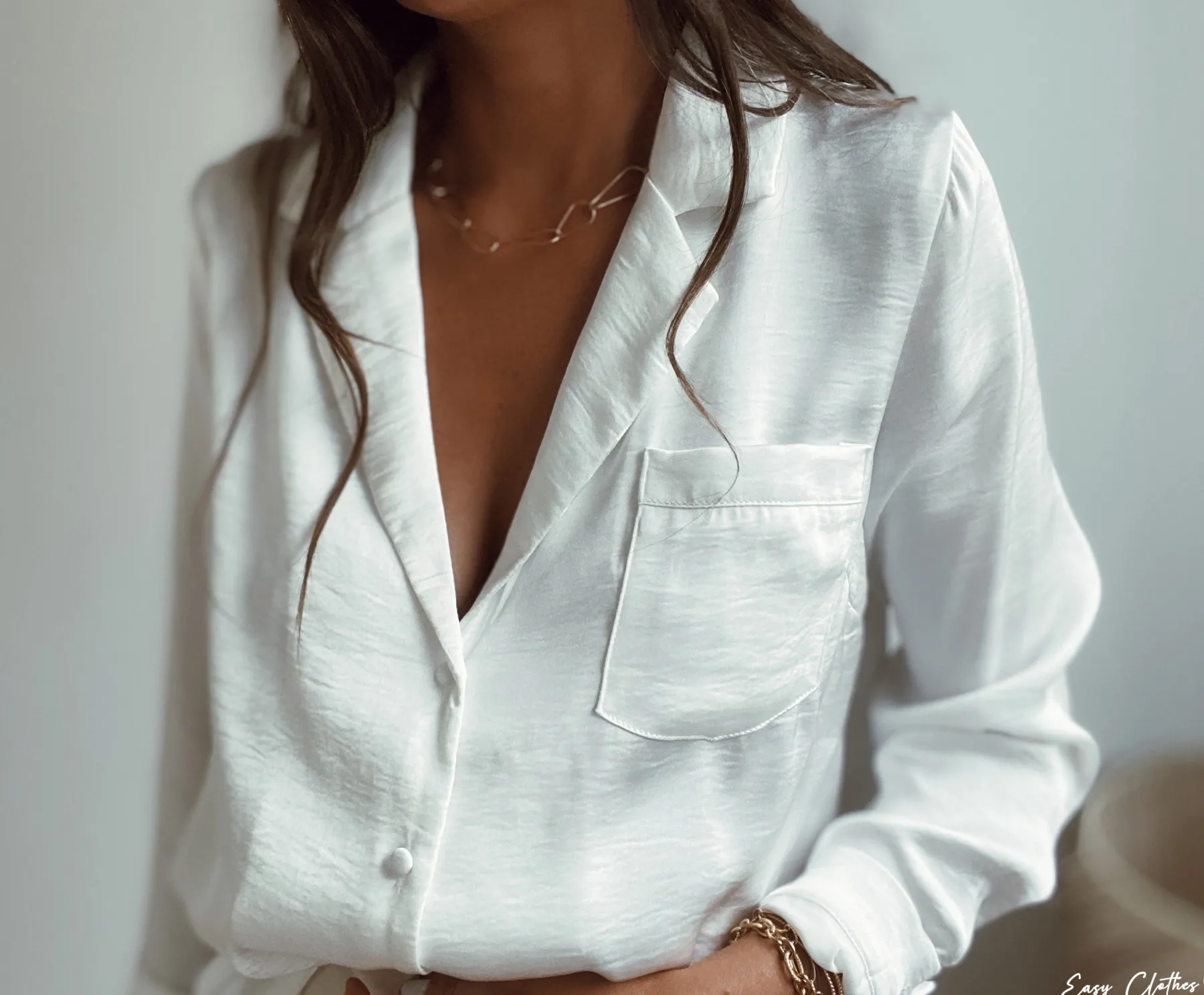 Chemisiers & Blouses-EASY-CLOTHES Chemise Youna - écrueEasy Clothes Écrue