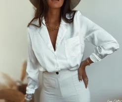 Chemisiers & Blouses-EASY-CLOTHES Chemise Youna - écrueEasy Clothes Écrue