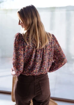 Chemisiers & Blouses-EASY-CLOTHES Chemisier Eva - à motifsEasy Clothes À motifs       