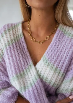 Colliers-EASY-CLOTHES Collier Doré | À Mailles | Julou | Bijoux Easy Clothes Doré