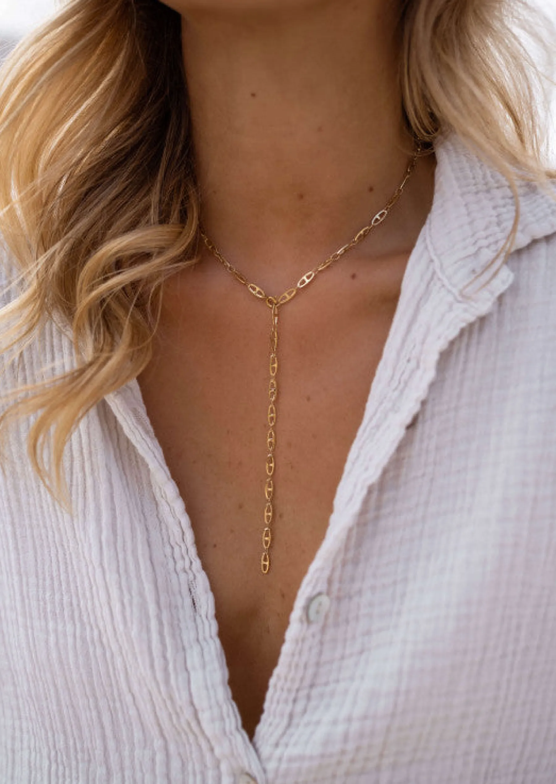 Colliers-EASY-CLOTHES Collier Doré - Isaac - Bijoux & AccessoiresEasy Clothes Doré