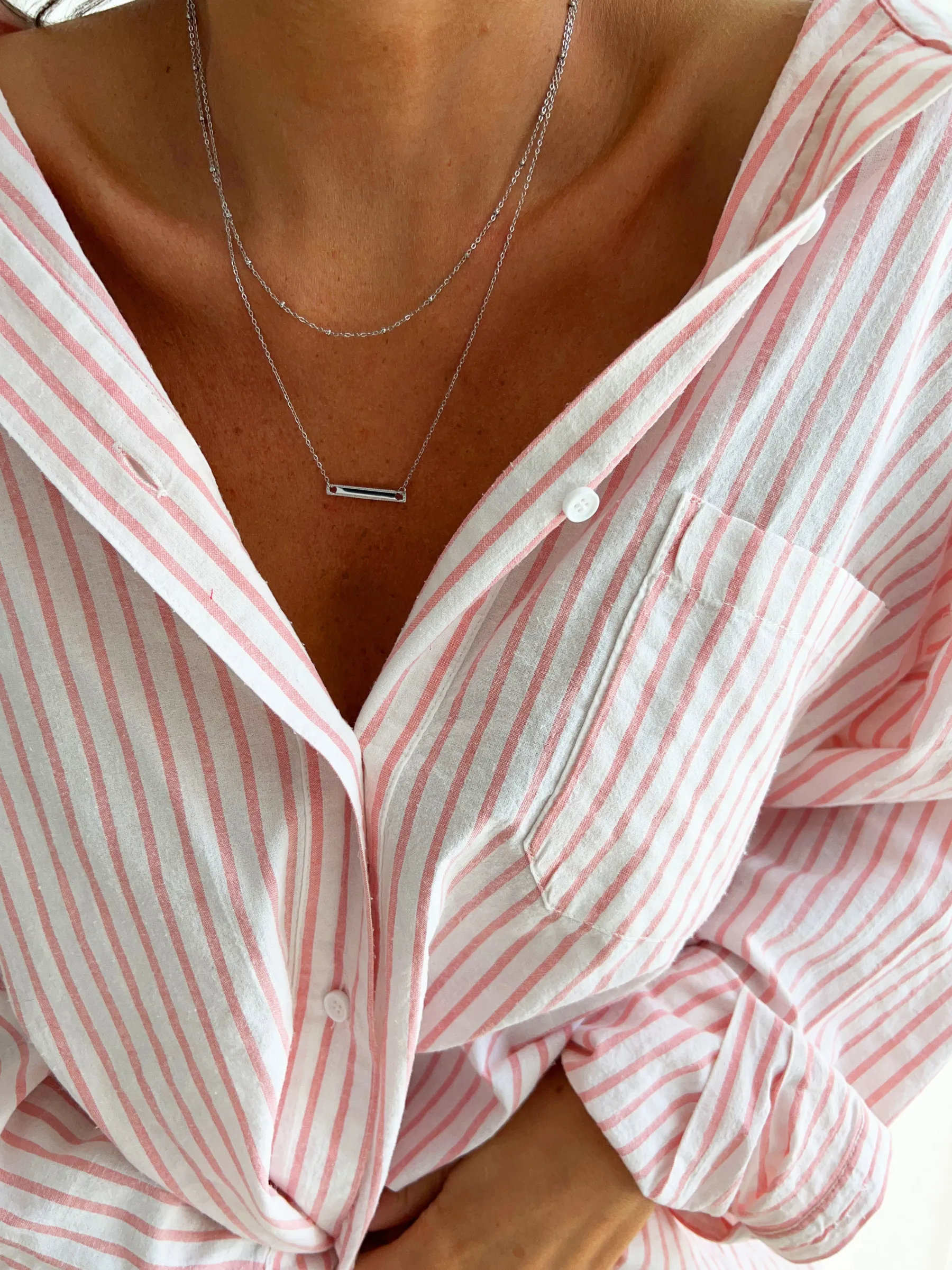Colliers-EASY-CLOTHES Collier Dorly - argentéEasy Clothes Argenté