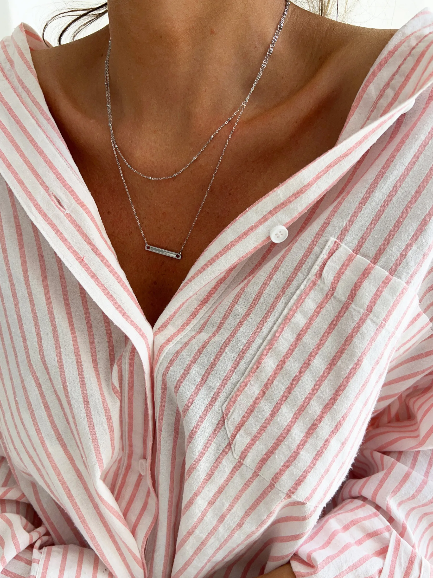 Colliers-EASY-CLOTHES Collier Dorly - argentéEasy Clothes Argenté