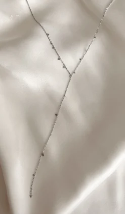Colliers-EASY-CLOTHES Collier Eryn argenté | Collier argenté multi-rangs | prêt-à-porter en ligne | Easy Clothes Argenté