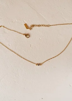 Colliers-EASY-CLOTHES Collier Ewan Doré - Ajustable - Acier InoxydableEasy Clothes Doré       