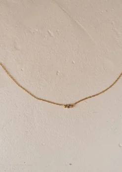 Colliers-EASY-CLOTHES Collier Ewan Doré - Ajustable - Acier InoxydableEasy Clothes Doré