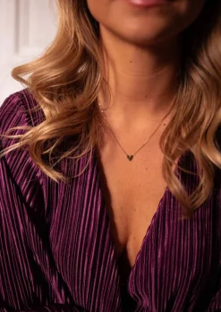 Colliers-EASY-CLOTHES Collier Henri - Doré - Pendentif CoeurEasy Clothes Doré
