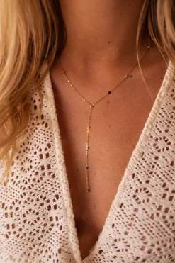Colliers-EASY-CLOTHES Collier Jona doré | Collier doré long | Prêt-à-porter en ligne | Easy Clothes Doré