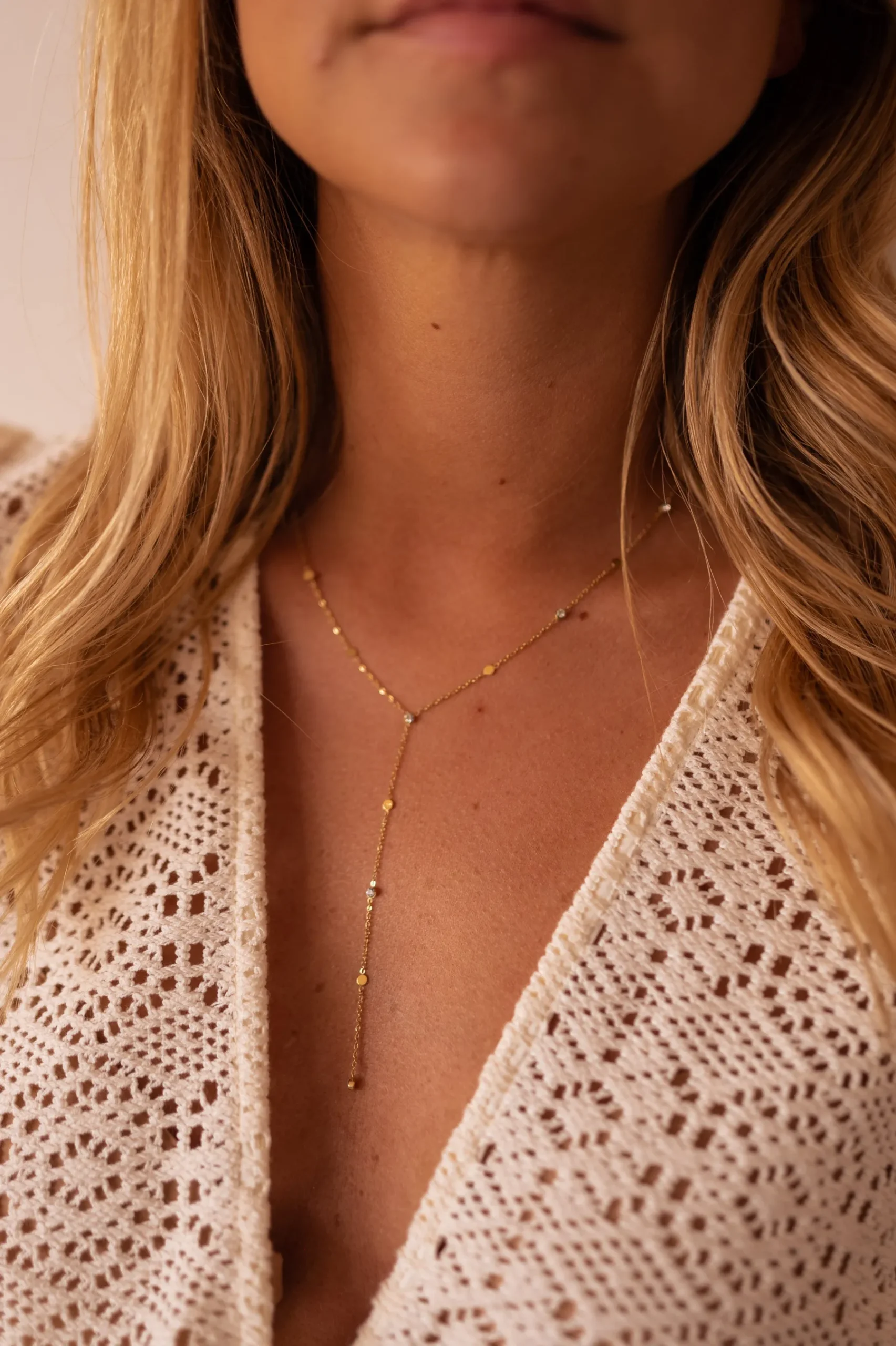 Colliers-EASY-CLOTHES Collier Jona doré | Collier doré long | Prêt-à-porter en ligne | Easy Clothes Doré