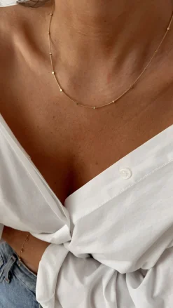 Colliers-EASY-CLOTHES Collier Joury - doréEasy Clothes Doré